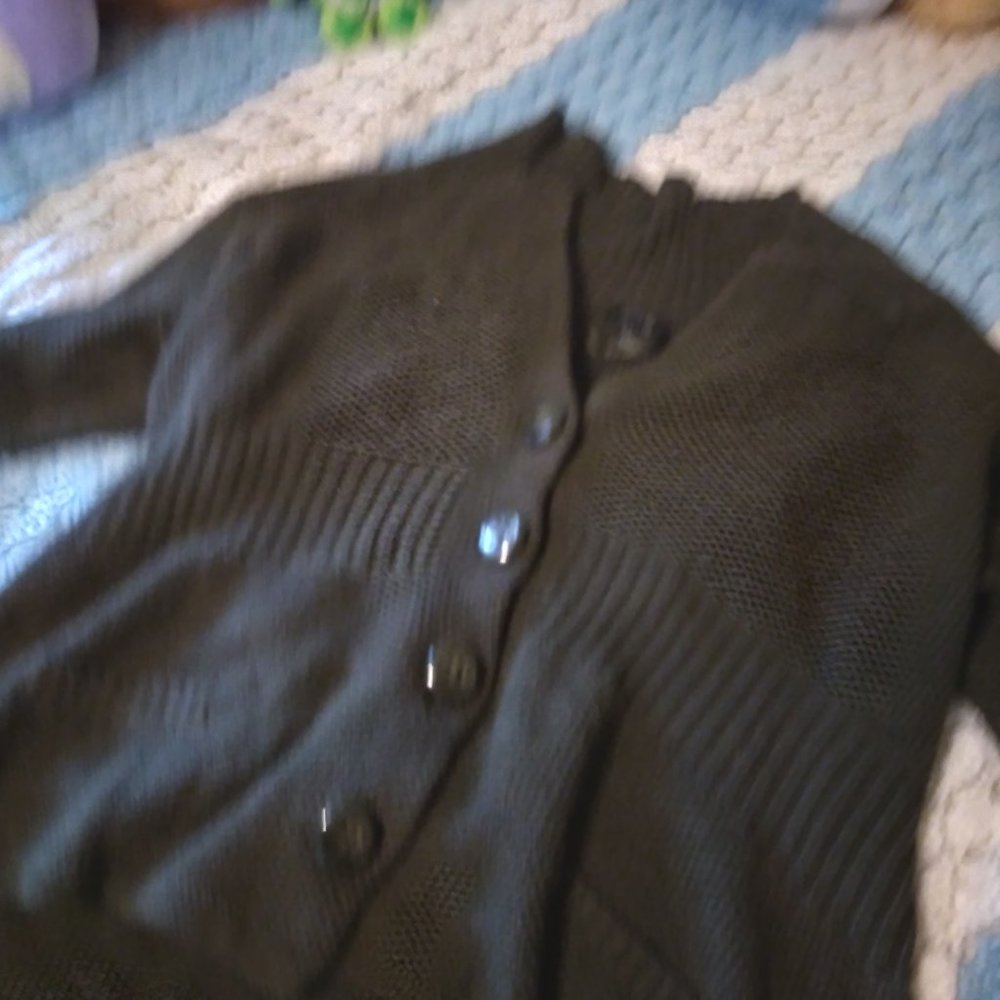 Vintage warm gray cardigan